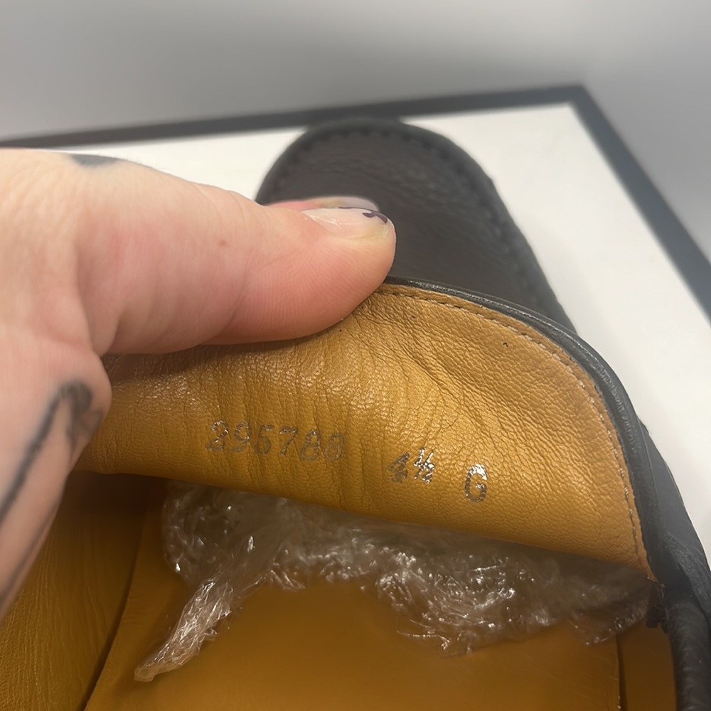 Gucci Black Leather Loafers - Picture 6 of 6